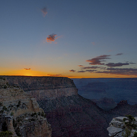 Buy canvas prints of  Grand Canyon Sunset by Greg Marshall
