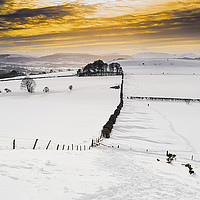 Buy canvas prints of Winter Walking Roseberry Topping by Greg Marshall