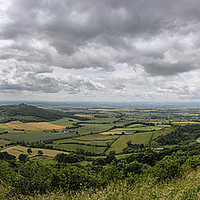 Buy canvas prints of Sutton Bank Panorama Yorkshire  by Greg Marshall