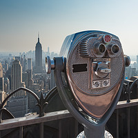 Buy canvas prints of Empire State view NYC by Greg Marshall
