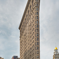 Buy canvas prints of The Flat Iron Building New York City by Greg Marshall