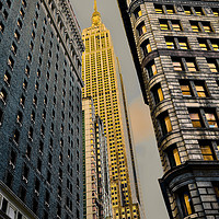 Buy canvas prints of Empire State Building NYC by Greg Marshall
