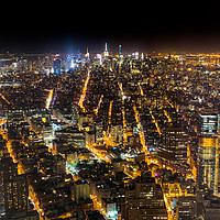 Buy canvas prints of Midtown view from Freedom Tower New York by Greg Marshall