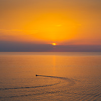 Buy canvas prints of into the Mallorca Sunset  by Greg Marshall