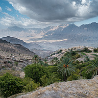 Buy canvas prints of Wakan Village Oman by Greg Marshall