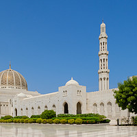 Buy canvas prints of Sultan Qaboos Grand Mosque, Muscat, Oman by Greg Marshall
