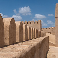 Buy canvas prints of Al Hazm Fort Rustaq Oman by Greg Marshall