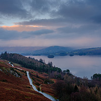 Buy canvas prints of Fading Light over Keswick by Greg Marshall