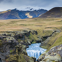 Buy canvas prints of Iceland hiking the Fimmvörðuháls trail Eyjafjallaj by Greg Marshall