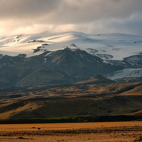 Buy canvas prints of View of Eyjafjallajökull volcano Iceland by Greg Marshall