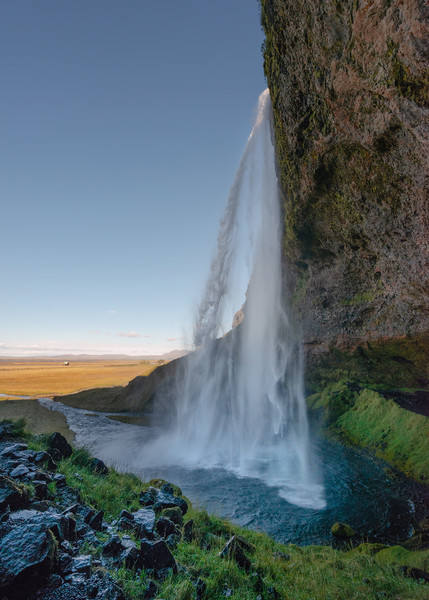 Seljalandsfoss waterfall Iceland Picture Board by Greg Marshall