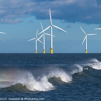 Buy canvas prints of Wind Turbines Redcar  by Greg Marshall