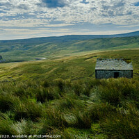 Buy canvas prints of Old Barn River Tees Pennines by Greg Marshall