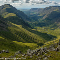 Buy canvas prints of View of Ennerdale Lake District by Greg Marshall
