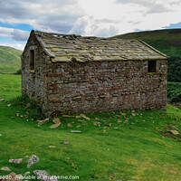 Buy canvas prints of Yorkshire Barn Swaledale by Greg Marshall