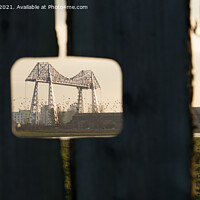 Buy canvas prints of The Transporter Bridge Middlesbrough sunset  by Greg Marshall