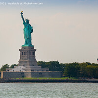 Buy canvas prints of Statue of Liberty New York by Greg Marshall