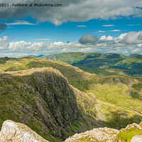Buy canvas prints of Pavey Ark Langdale by Greg Marshall