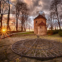 Buy canvas prints of Romanesque Rotunda by Andrew Squires