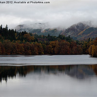 Buy canvas prints of Misty Mountains of Pitlochry by Phil Wareham