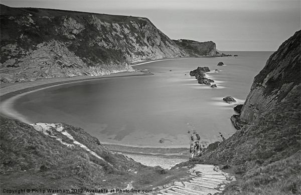 St Oswald's Bay Durdle Door Picture Board by Phil Wareham