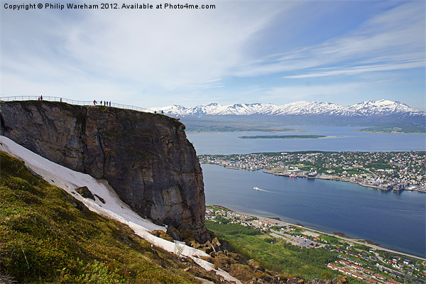 Tromso Norway Picture Board by Phil Wareham