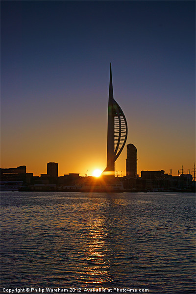 Spinnaker Sunrise Picture Board by Phil Wareham