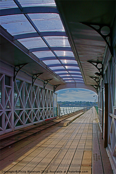 Hythe Pier Railway Station Picture Board by Phil Wareham