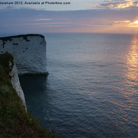 Buy canvas prints of Old Harry Sunrise by Phil Wareham