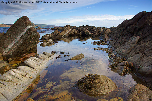 Rock Pool and beyond Picture Board by Phil Wareham