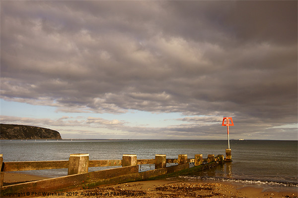 Swanage Bay Picture Board by Phil Wareham