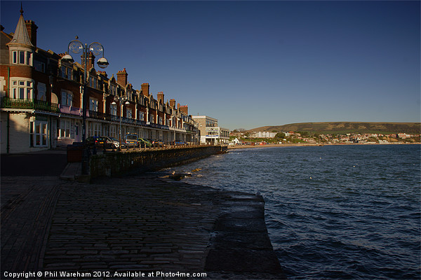 Swanage Seafront Picture Board by Phil Wareham