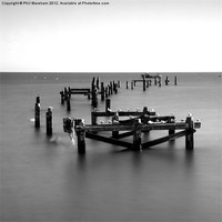 Buy canvas prints of Swanage Old Pier by Phil Wareham