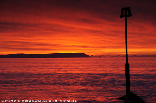 Red sky in the morning Picture Board by Phil Wareham