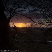 Buy canvas prints of Badbury Rings Sunrise by Phil Wareham