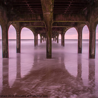 Buy canvas prints of The Pier Exposed by Phil Wareham