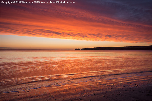 Red sky in the morning Picture Board by Phil Wareham