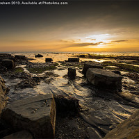 Buy canvas prints of Low tide on the ledge by Phil Wareham