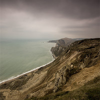 Buy canvas prints of Worbarrow Cliffs by Phil Wareham