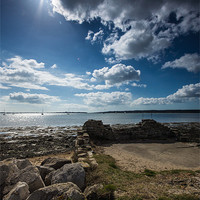 Buy canvas prints of Poole Harbour Ruin by Phil Wareham