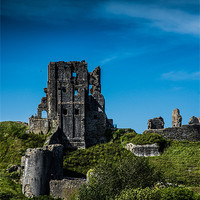 Buy canvas prints of Corfe Castle by Phil Wareham