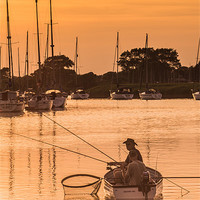 Buy canvas prints of Fishing by Phil Wareham