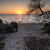 Buy canvas prints of Knoll Beach Sunrise by Phil Wareham
