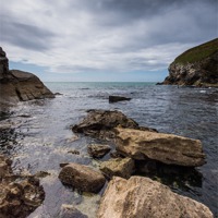 Buy canvas prints of Pondfields Cove by Phil Wareham