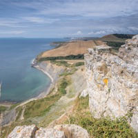 Buy canvas prints of Houns-Tout Clifftop by Phil Wareham