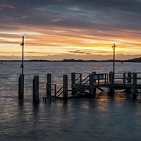 Buy canvas prints of Poole Harbour Sunset by Phil Wareham
