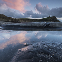 Buy canvas prints of Rock Pool Reflections by Phil Wareham