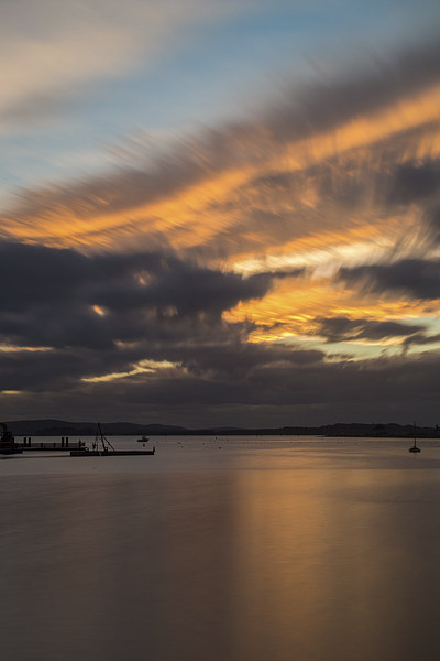Harbour Sunset Picture Board by Phil Wareham
