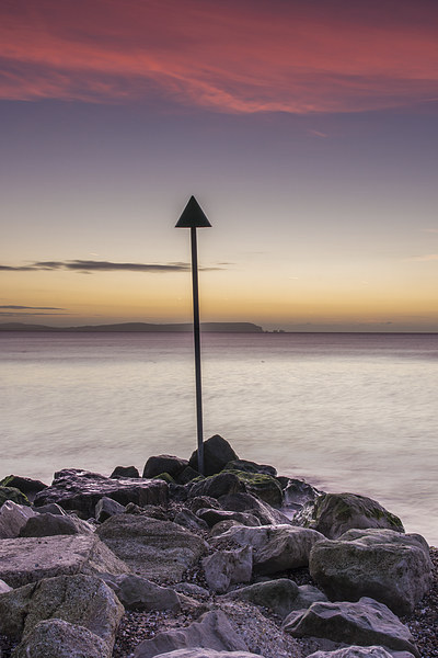 Sea Defence at Avon Beach Picture Board by Phil Wareham