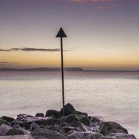 Buy canvas prints of Sea Defence at Avon Beach by Phil Wareham